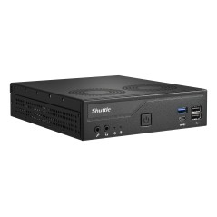 Shuttle XP Slim DH610V2 Barebone PC - 135L, Black, Intel H610 LGA 1700 - Compact Performance for Your Needs!
